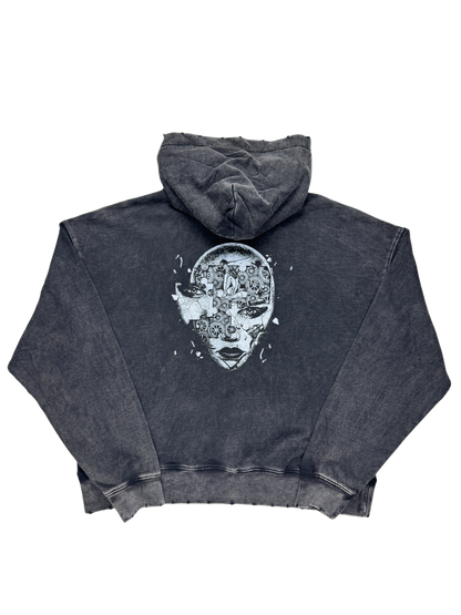 onyx "mask" hoodie